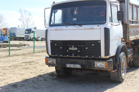 Грузовой самосвал МАЗ 555142 4231, Витебская обл., Браславский района, г. Браслав, ул. Юбилейная, 93