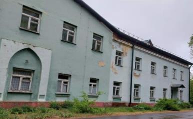 Здание Езерищенской больницы, Городокский район, г.п. Езерище,  ул. Ленинская, 45