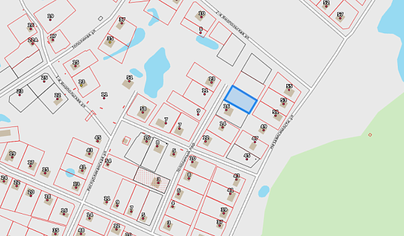 Лот№5. Земельный участок с кадастровым № 240100000001054910 площадью 0.1400 га по адресу: Витебская обл., г. Витебск, пер. Тополиный, 18 для строительства и обслуживания одноквартирного жилого дома.