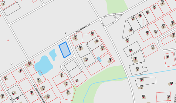 Лот№3. Земельный участок с кадастровым № 240100000003055310 площадью 0.1242 га по адресу: Витебская обл., г. Витебск, ул. Шевардиновская, 23 для строительства и обслуживания одноквартирного жилого дома. 