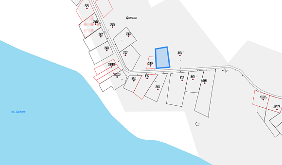 Лот№2. Земельный участок с кадастровым № 221582004601000055 площадью 0.2058 га по адресу: Витебская обл., Глубокский р-н, Зябковский с/с, д. Долгое, ул. Озерная, 29А для строительства и обслуживания жилого дома. 
