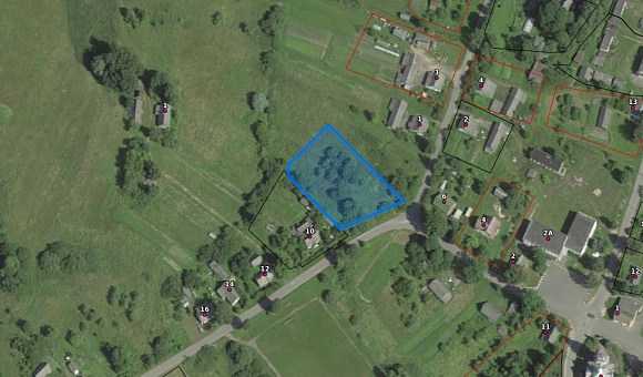 Лот№1. Земельный участок с кадастровым № 220889209601000170 площадью 0,2500 га по адресу: Витебская обл., Браславский р-н, Тетерковский с/с, аг. Иказнь, ул.Школьная, 8 Лот№1. Земельный участок с кадастровым № 220889209601000170 площадью 0,2500 га по адресу: Витебская обл., Браславский р-н, Тетерковский с/с, аг. Иказнь, ул.Школьная, 8