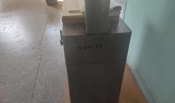 Лот № 3. Пресс переплетно-обжимной 3БПК-7, инв. № 00122.