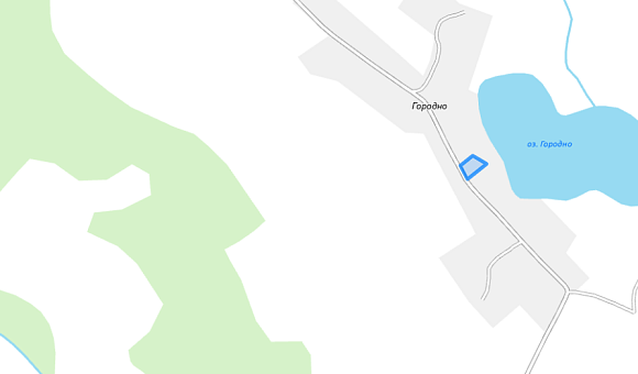 Лот №1. Право аренды на 99 лет земельного участка с кадастровым № 225880704201000044 площадью 0.4831 га для строительства и обслуживания одноквартирного жилого дома по адресу: Витебская обл., Шумилинский р-н, Добейский с/с, д. Городно, 19А.